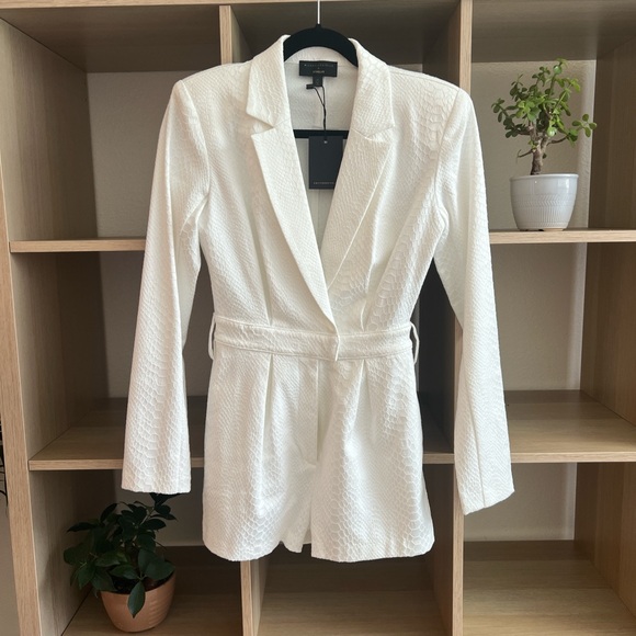 NWT XS REVOLVE HARLEY ROMPER IN IVORY MICHAEL COSTELLO - Picture 2 of 6